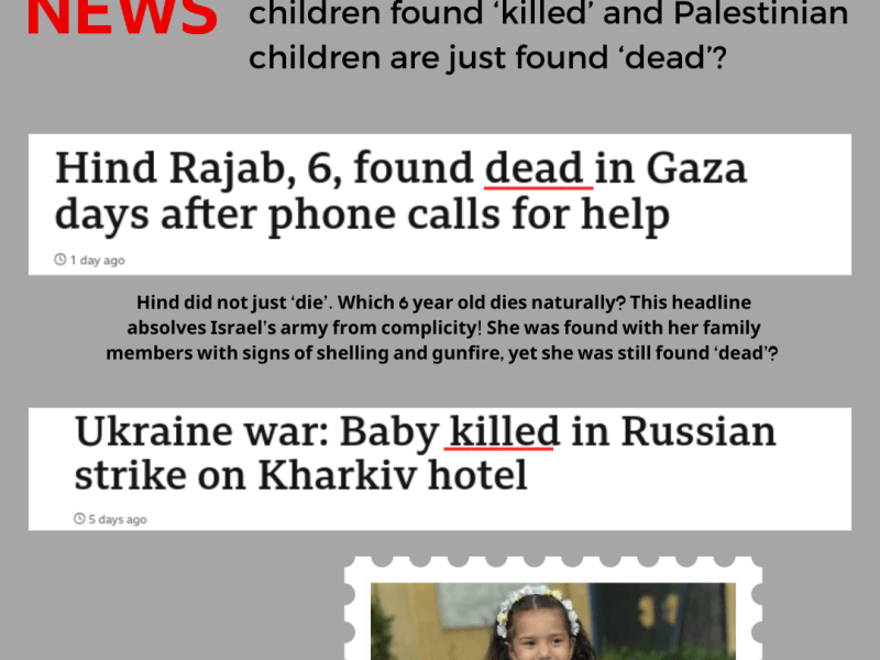 ACTION: Complain to BBC about their inaccuracy and lack of impartiality when reporting of the murder of 6 year old Hind&nbsp;Rajab.